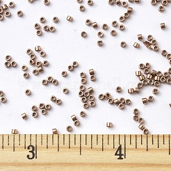 MIYUKIデリカビーズ  シリンダー  日本製シードビーズ  11/0  （db0040)銅板  1.3x1.6mm  穴：0.8mm  約20000個/袋  100 G /袋&nbsp;SEED-J020-DB0040