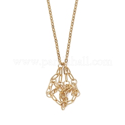 304 Stainless Steel Macrame Pouch Necklace Making for Gemstone Nuggets&nbsp;NJEW-JN05523