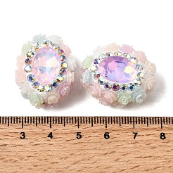 Handmade Polymer Clay Rhinestone Beads&nbsp;CLAY-Z005-02