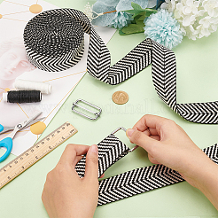 Polycotton Ribbons&nbsp;SRIB-WH0011-073A