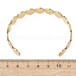 201 Stainless Steel Cuff Bangles for Women&nbsp;BJEW-T024-01B-G