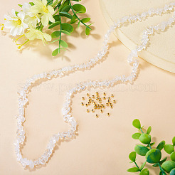 1 Strand Natural Quartz Crystal Chip Beads Strands&nbsp;G-TAD0001-08