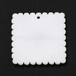 Opaque Acrylic Pendants&nbsp;SACR-P014-12A