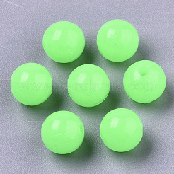 Luminous Acrylic Beads&nbsp;MACR-N008-25-6MM