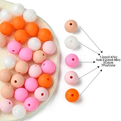 35Pcs Food Grade Eco-Friendly Silicone Focal Beads&nbsp;SIL-FS0001-22B