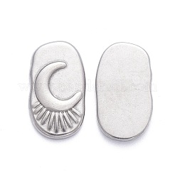 304 Stainless Steel Cabochons&nbsp;STAS-K213-08P