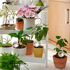 植物散水グローブ  自動散水球根  植物花灌漑ツール  屋内および屋外植物用  透明  100x170mm&nbsp;AJEW-WH0880-37