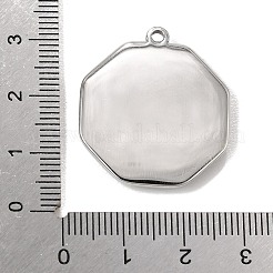 304 Stainless Steel & Natural Paua Shell Pendants&nbsp;SH-CBA7184-01D-P