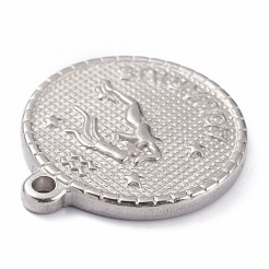 304 Stainless Steel Pendants&nbsp;X-STAS-O140-02P-D