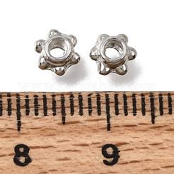 チベット風合金スペーサービーズ  バレル  アンティークシルバー  5.5x5.5x3mm  穴：1.6mm  約6250個/1000g&nbsp;AL-CBA3B63-06AS