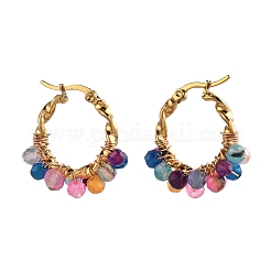 201 Stainless Steel Hoop Earrings&nbsp;EJEW-JE04223-05