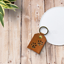 1Pc PU Leather Bag Keychins&nbsp;KEYC-CL0001-39A