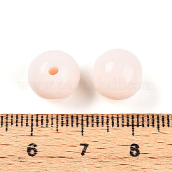 Opaque Solid Color Glass Beads&nbsp;GLAA-N007-10mm-A01