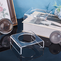 Transparent Acrylic Round Ball Display Stands&nbsp;ODIS-WH0058-06
