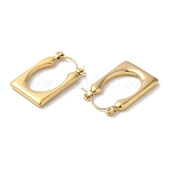 Rack Plating 304 Stainless Steel Hoop Earrings for Women&nbsp;EJEW-Z026-30G
