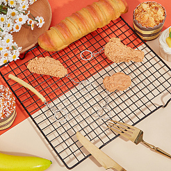 4Pcs Food Theme PVC Pendant Keychains&nbsp;KEYC-SC0002-20A