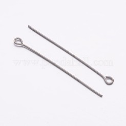 アイアン製9ピン  カドミウムフリー＆鉛フリー  ガンメタ色  40x0.7mm  穴：2mm  約6400個/1000g&nbsp;EPB4.0cm
