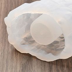 ヘビ DIY シリコン キャンドル ホール モールド  燭台型  UVレジン用  エポキシ樹脂ジュエリー作り  ホワイト  87x75x96mm&nbsp;LS-DIY-A053-26