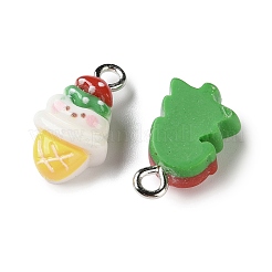 Christmas Opaque Resin Pendants&nbsp;RESI-I352-01P-02