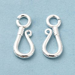 Water Plating Brass Hook Clasps&nbsp;KK-H442-57S