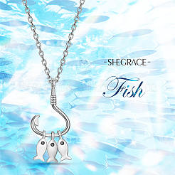 925 Sterling Silver Pendant Necklaces&nbsp;JN948A