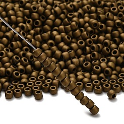 トーホー 6/0ラウンドビーズ  日本製シードビーズ  （702)マットカラーダークカッパー  4mm  穴：1.5mm  約168個/10g&nbsp;X-SEED-TR06-0702