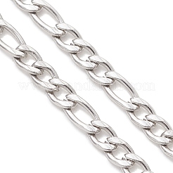 304ステンレススチールチェーンブレスレットの作り方  変色しない  ステンレス鋼色  5.91~6.18インチ（15~15.7cm）&nbsp;AJEW-JB01539