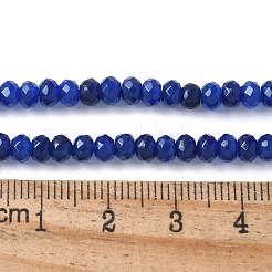 Dyed Natural Malaysia Jade Rondelle Beads Strands&nbsp;G-E316-2x4mm-68