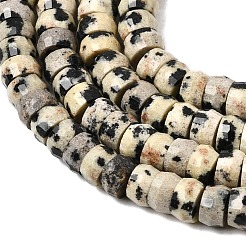 Natural Dalmatian Jasper Heishi Beads Strands&nbsp;G-A299-A12-01
