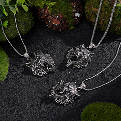 3Pcs 304 Stainless Steel Pendants&nbsp;STAS-UN0037-60