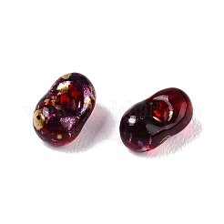 Picasso Spray Painted Glass Seed Beads&nbsp;SEED-T006-04-28