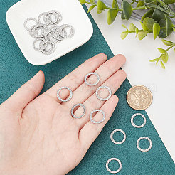 30Pcs 304 Stainless Steel Linking Rings&nbsp;STAS-BC0003-62B