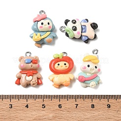 Cute Animal Opaque Resin Pendants&nbsp;RESI-B044-04P