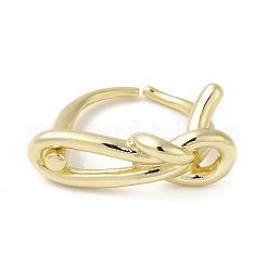 Brass Open Cuff Rings&nbsp;RJEW-Q778-53G
