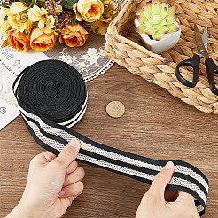 9.4 Yards Flat Polyester Mesh Elastic Wide Band&nbsp;OCOR-CY0003-31B-01