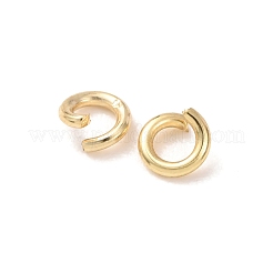 真鍮製オープンタイプ丸カン  ラウンド  カドミウムフリー＆鉛フリー  24KGP本金メッキ  4.5x0.9mm  内径：3mm  19ゲージ&nbsp;KK-G604-08G-20