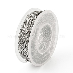 Tarnish Resistant 304 Stainless Steel Cable Chains&nbsp;CHS-F015-15P