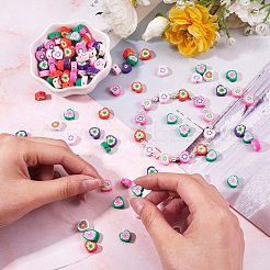 315Pcs 7 Colors Handmade Polymer Clay Beads&nbsp;CLAY-SZ0001-84
