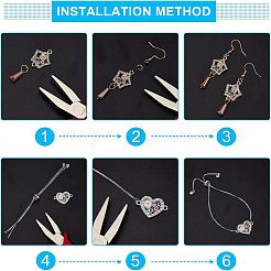 Silver Color Plated Alloy Links&nbsp;ENAM-NB0001-39