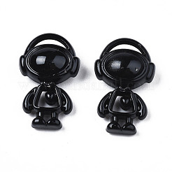 スプレープリント合金ペンダント  カドミウムフリー＆ニッケルフリー＆鉛フリー  男の子  ミックスカラー  19.5x12x6.5mm  穴：1mm&nbsp;PALLOY-T077-163