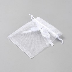 3D Flower Organza Drawstring Bags&nbsp;OP-WH2002-01A-01