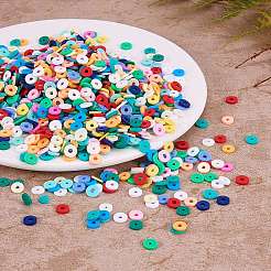 13 Strands 13 Colors Handmade Polymer Clay Beads Strands&nbsp;CLAY-SZ0001-18