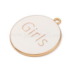 Alloy Enamel Pendants&nbsp;ENAM-M009-02C-01G