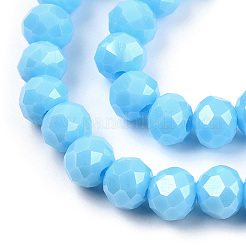 Electroplate Glass Beads Strands&nbsp;LS-EGLA-A034-P2mm-A06