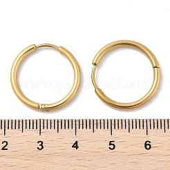 304 Stainless Steel Huggie Hoop Earrings&nbsp;EJEW-G272-02-16mm-G