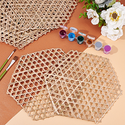 DIY Woven Bamboo Network&nbsp;FIND-WH0101-08