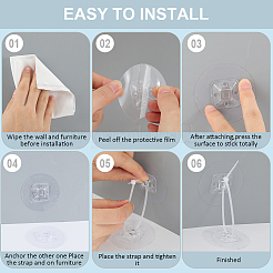 ABS Plastic Self-Adhesive Furniture Straps&nbsp;AJEW-WH20022-17