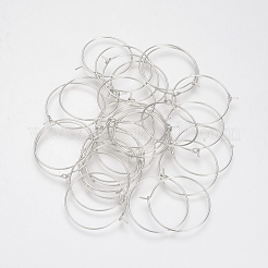 Brass Hoop Earrings&nbsp;KK-S327-11P