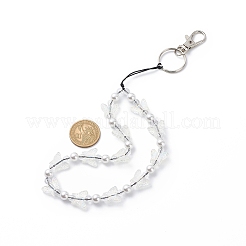 Transparent Acrylic Butterfly Beaded Keychain Wristlet Straps&nbsp;KEYC-JKC00410