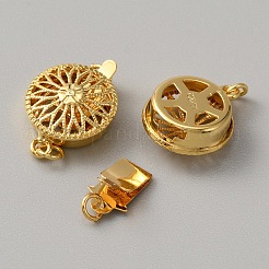 Brass Box Clasps&nbsp;KK-WH0079-16B-G